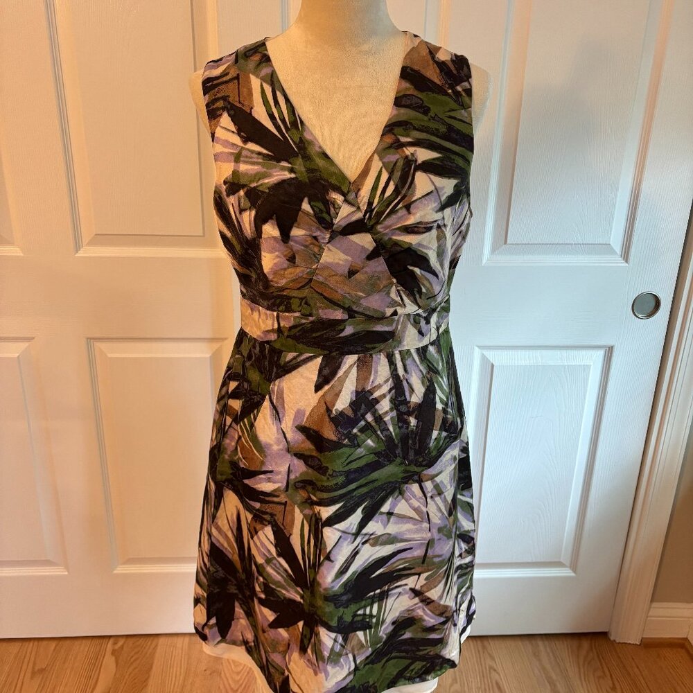 Banana Republic Women's Rayon & Linen Lining  Dress Size 10